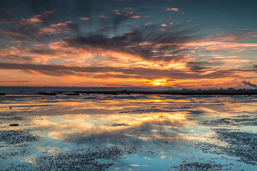 Dramatic Shoreline Sunset Photograph by Pierre Leclerc Photography