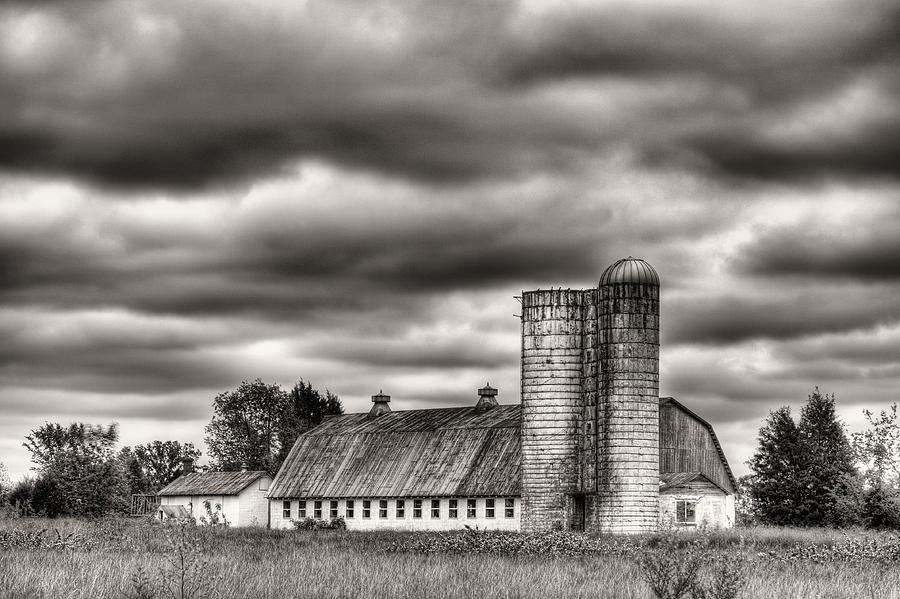 Black And White Photograph - Dramatic Skies  by JC Findley