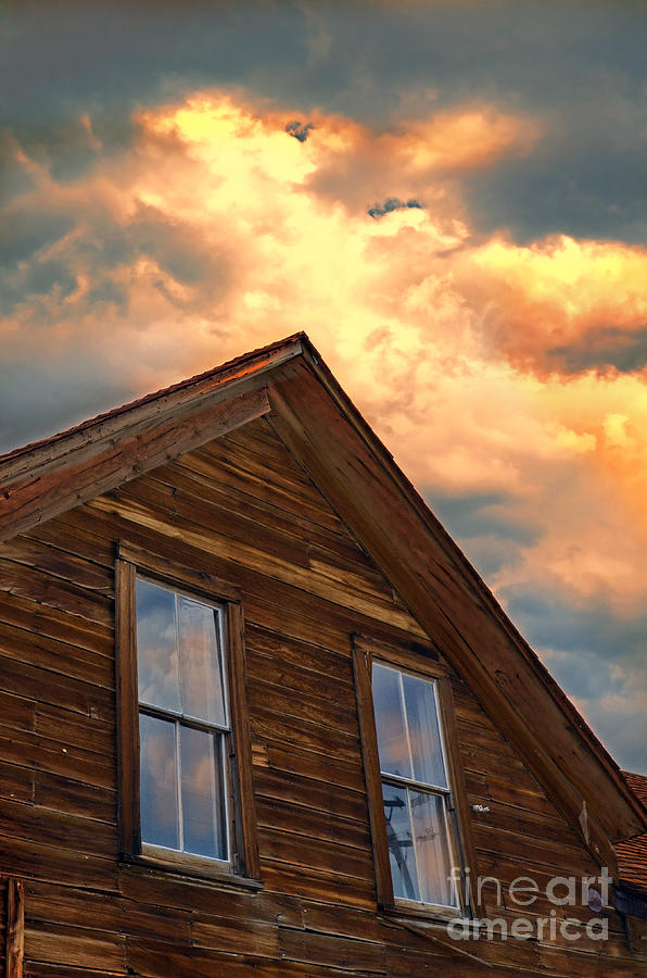 Dramatic Sky Over Cabin Photograph by Jill Battaglia