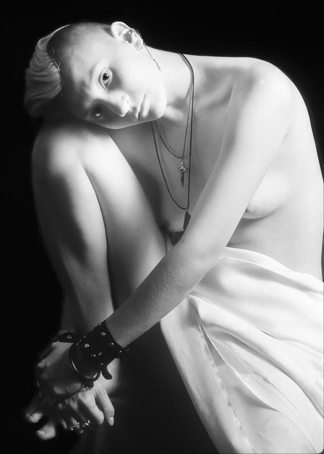 Draped Semi Nude  Photograph by Robert Ullmann