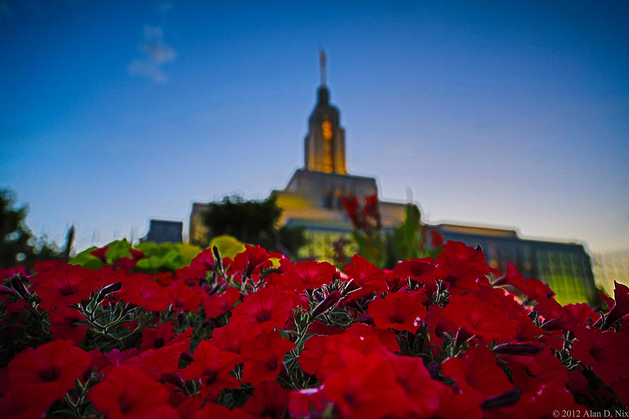 Salt Lake City Photograph - Draper Temple 4 by Alan Nix