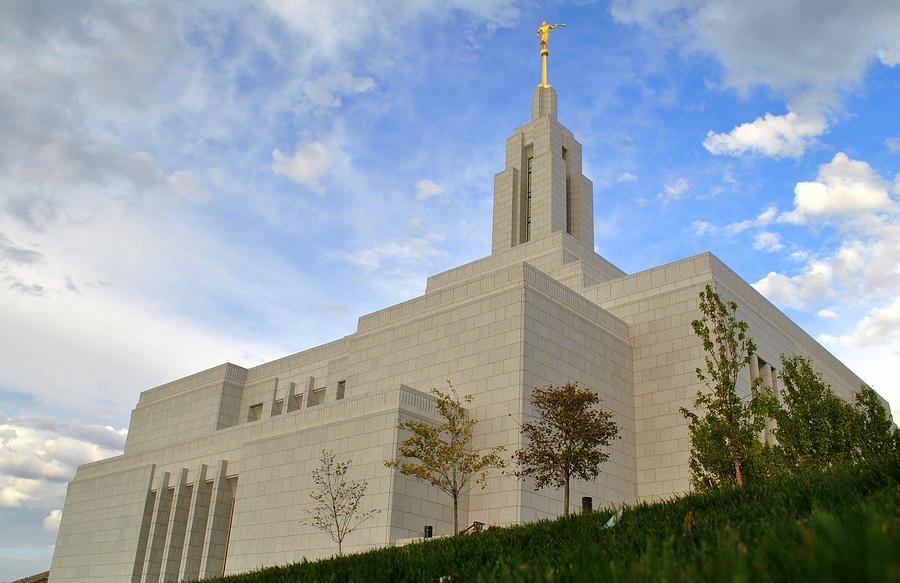 Draper Utah LDS Temple Photograph by Nathan Abbott