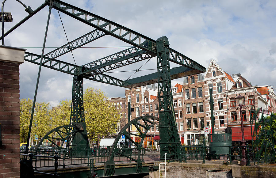 Drawbridge in Amsterdam Photograph by Artur Bogacki