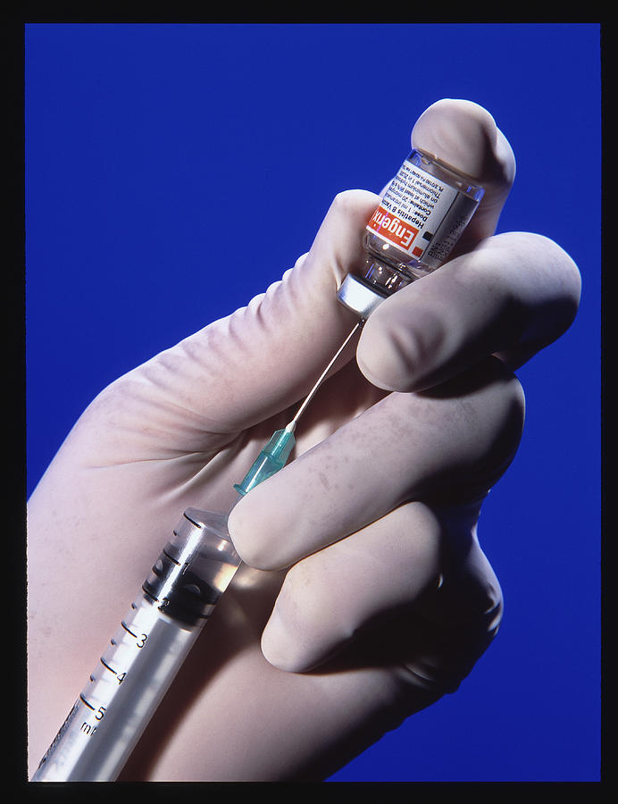 Drawing Hepatitis B Vaccine Into Syringe Photograph by Saturn Stills/science Photo Library