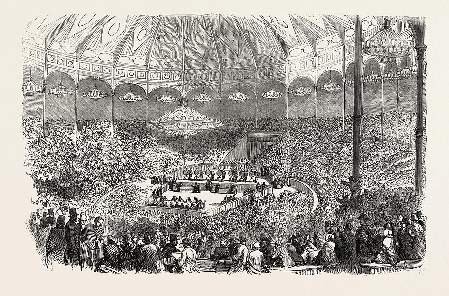 Drawing Of The Lottery Of The Golden Ingots Drawing by French School ...