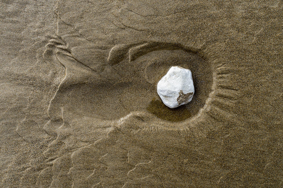 Drawings in the sand - 10 Photograph by Michael Goyberg