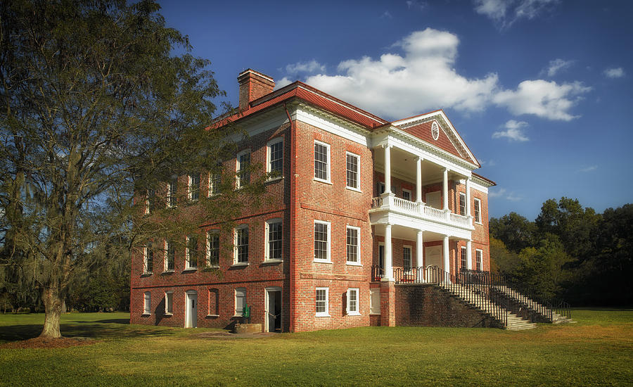Architecture Photograph - Drayton Hall Plantation House by Mountain Dreams
