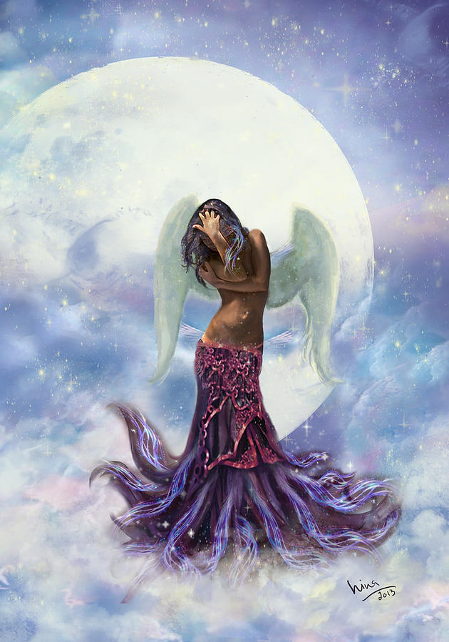 Dream Angel Digital Art by Hina Mehboob | Fine Art America