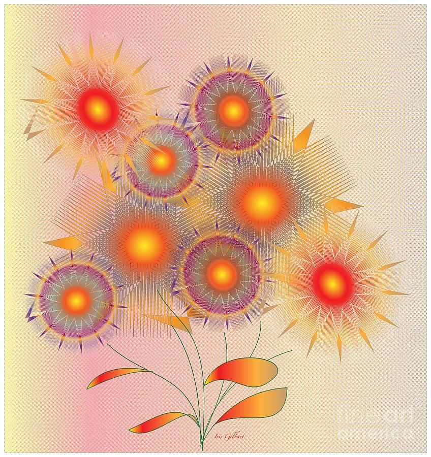 Flower Digital Art - Dream Bouquet by Iris Gelbart