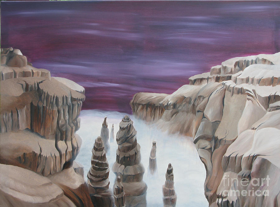 Dream Canyon Painting by Richard Dotson