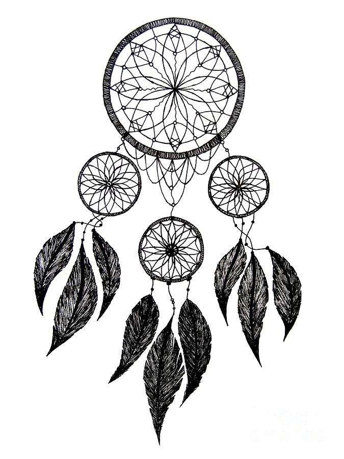 dreamcatcher drawing