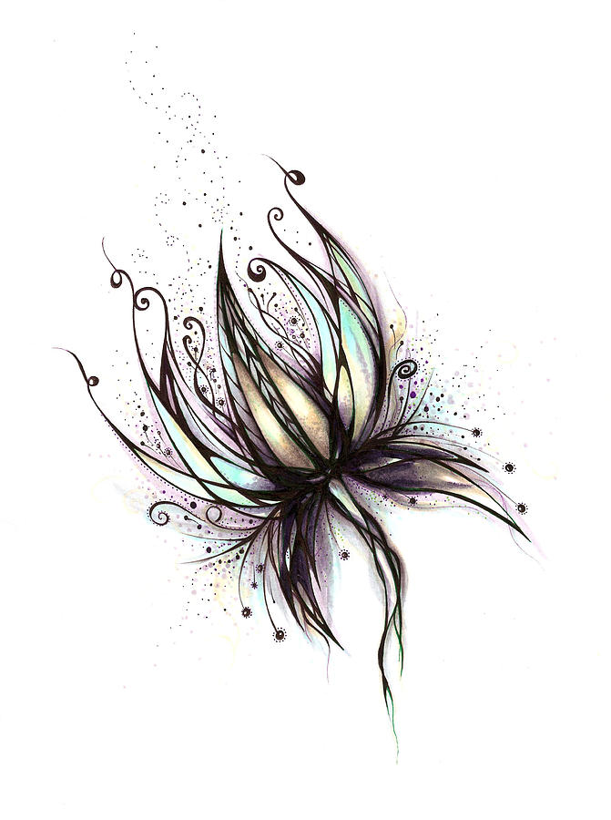 Magic Drawing - Dream Flower by Andrea Carroll