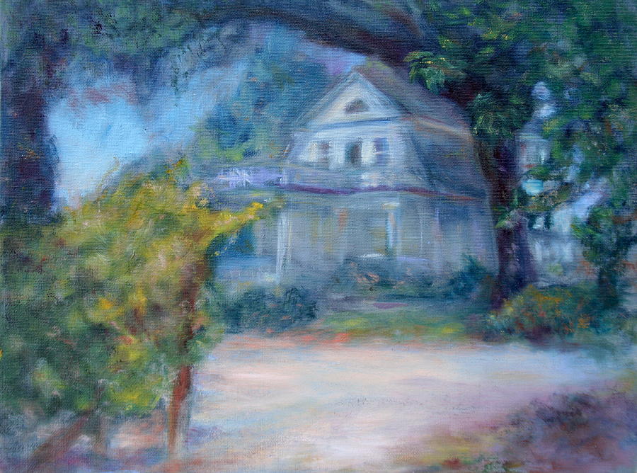 Dream House - Original Impressionist Painting Painting