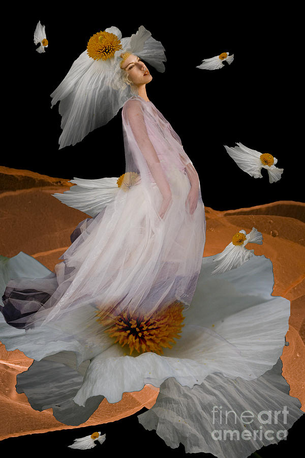 Dream in white Digital Art by Angelika Drake