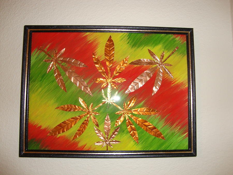 Water Color Mixed Media - Dream Leaves Four by Scott Faucett