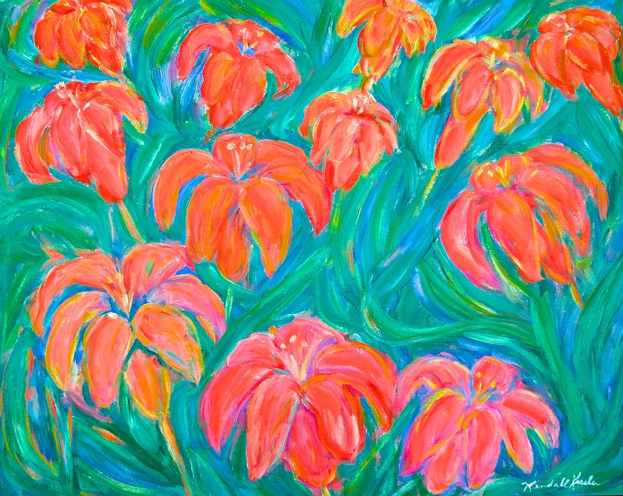 Dream Lilies Painting by Kendall Kessler