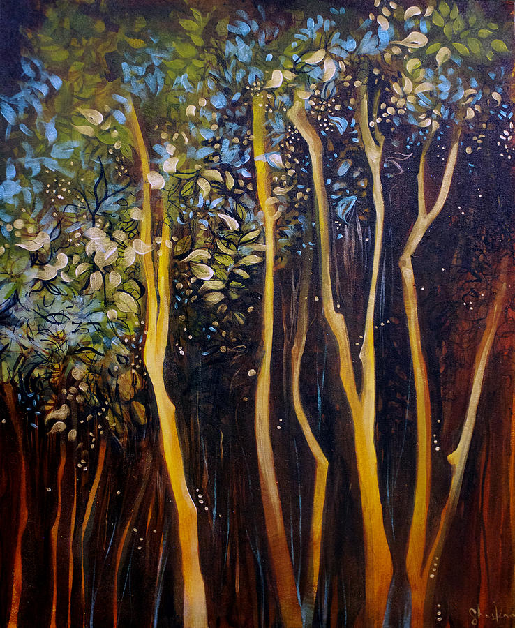 Fantasy Painting - Dream Tree by Sharlena Wood