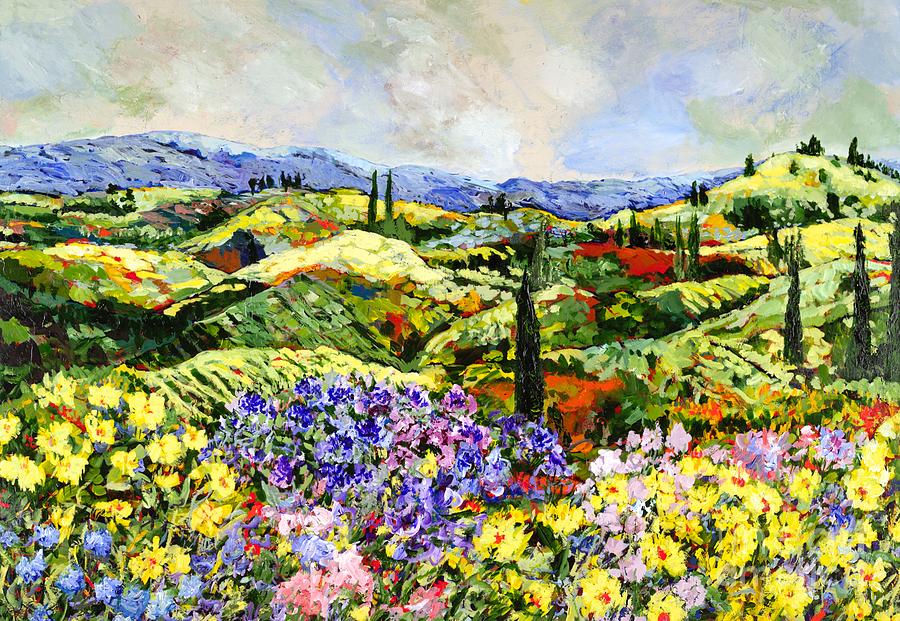 Dream Valley Painting by Allan P Friedlander