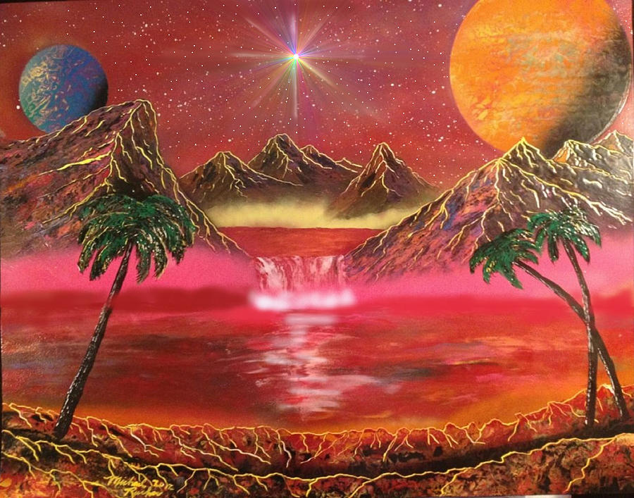 Dream World Painting by Michael Rucker