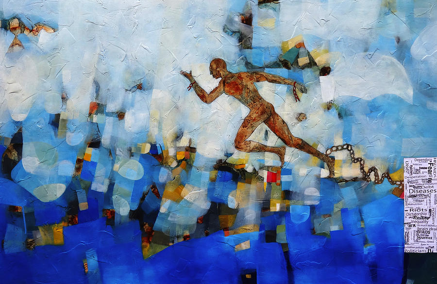 Dreamer  Painting by Ronex Ahimbisibwe