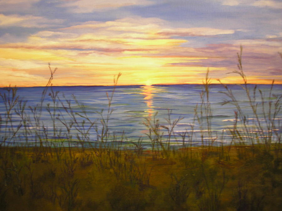 Sunrise Painting - Dreamers Sunrise by Cheryl Damschen