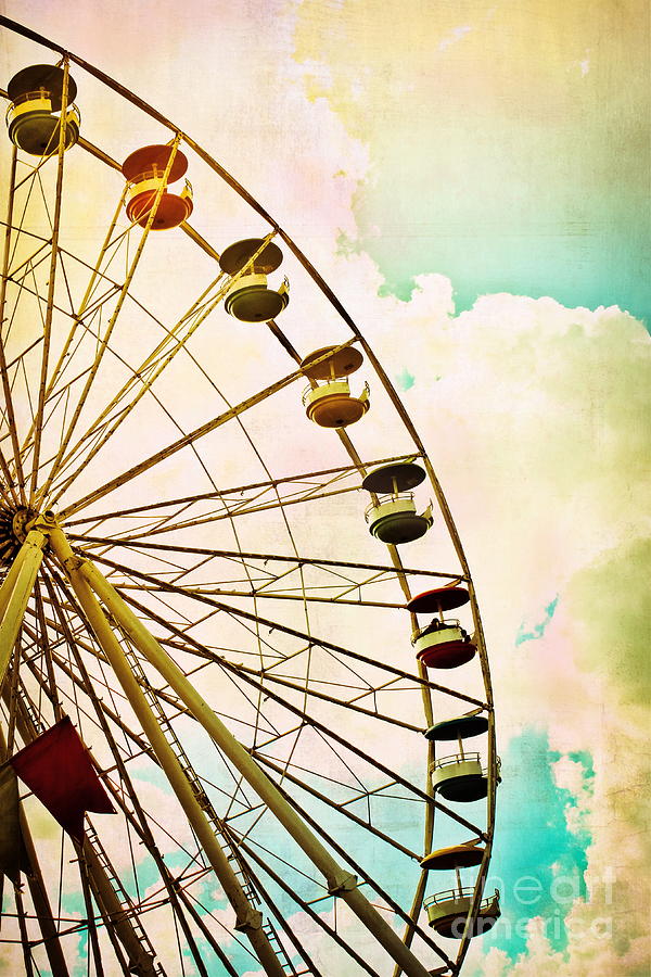 Dreaming of Summer - Ferris Wheel Photograph by Colleen Kammerer