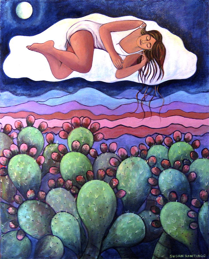Dreaming Over the Charco Painting by Susan Santiago