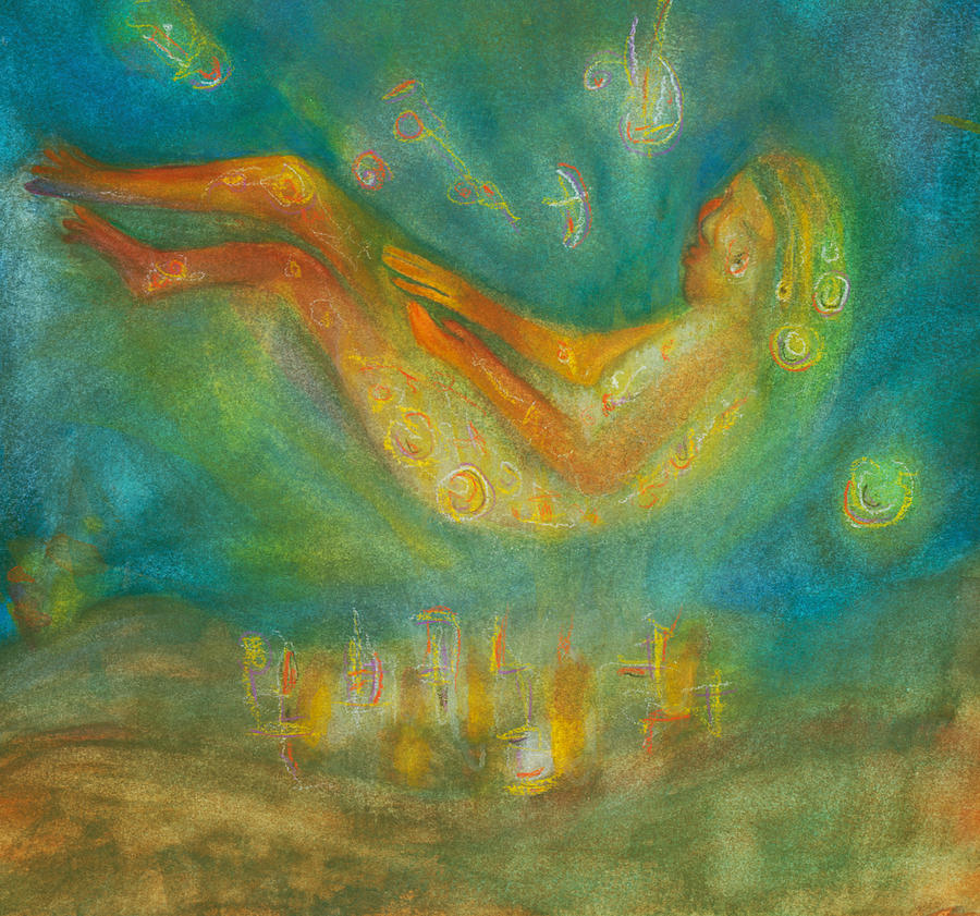 Dreaming the light of a new dawning Painting by Suzy Norris