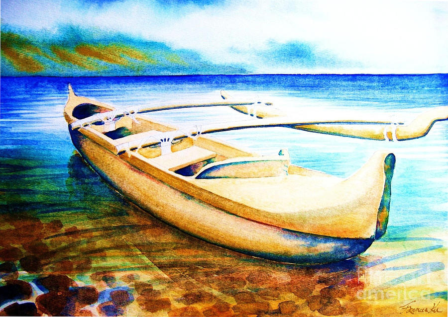 Dreams of Polynesia Painting by Frances Ku