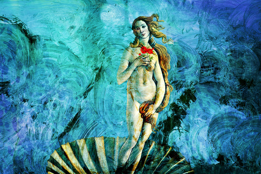 Dreams of Venus Painting by Ally  White
