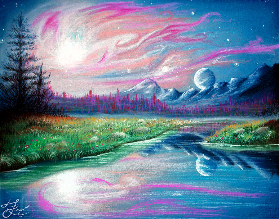 Dreamscape Drawing by Alaina Ferguson Pixels