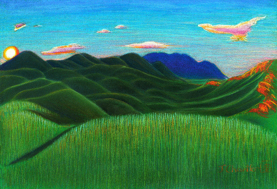 Landscape Pastel - Dreamtime by Judith Chantler