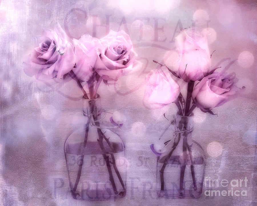 Medium Tea Roses - Lavender