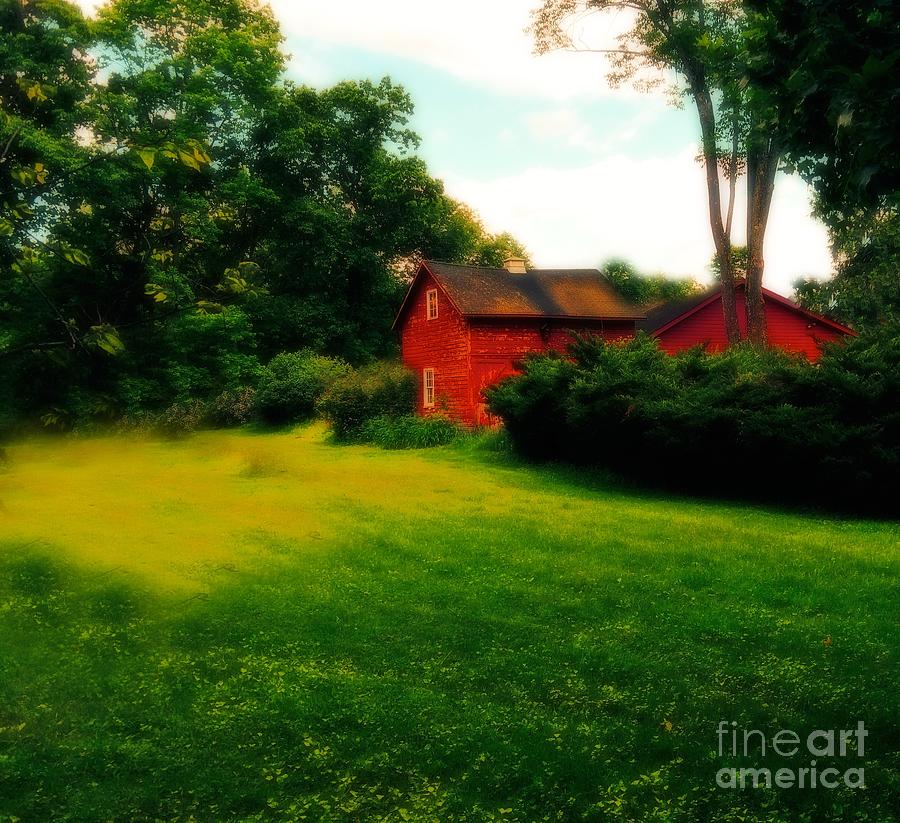 Dreamy Summer Landscape with Red Barn Photograph by Femina Photo Art By Maggie