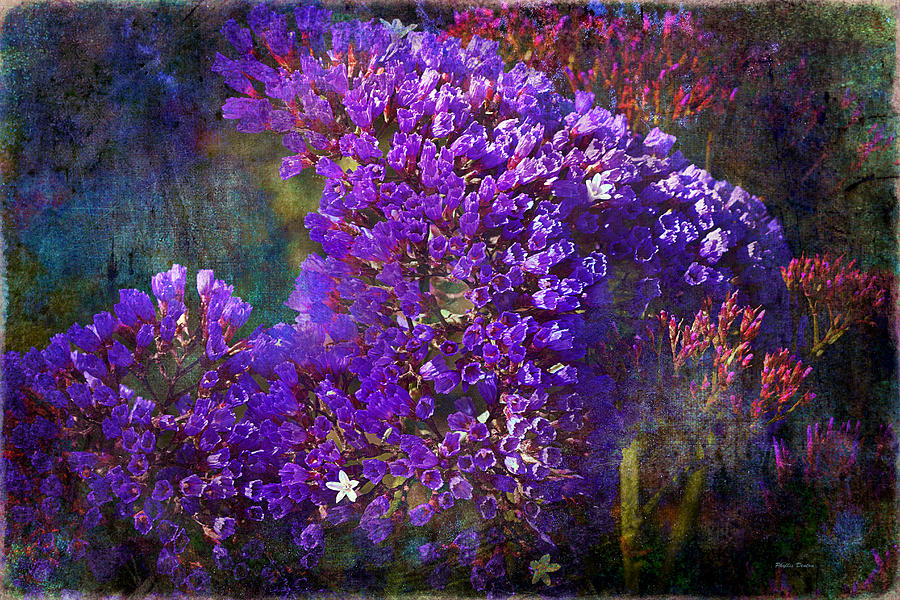 Dreamy Purple Floral Abstract Photograph by Phyllis Denton