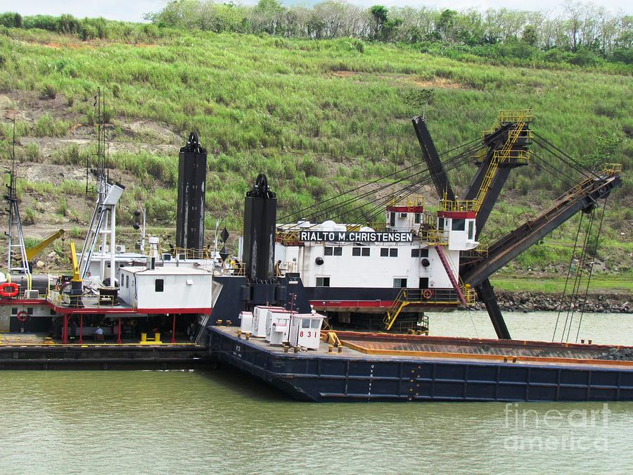 Dredge Barge Photograph By Ted Pollard - Fine Art America