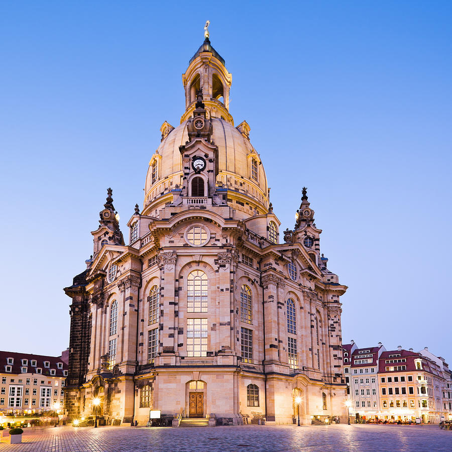 Dresden Frauenkirche Church of Our Lady Saxony Eastern Germany Photograph by Mlenny