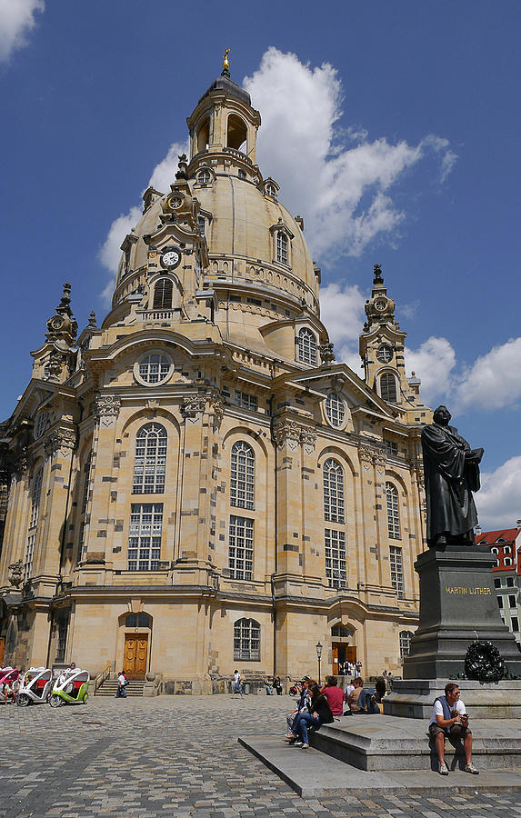 Dresden- Frauenkirche Photograph by Herb Paynter