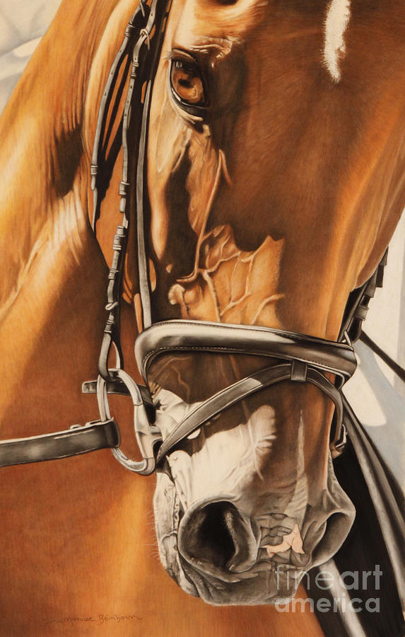 Horse Pastel - Dressage and Details by Joni Beinborn
