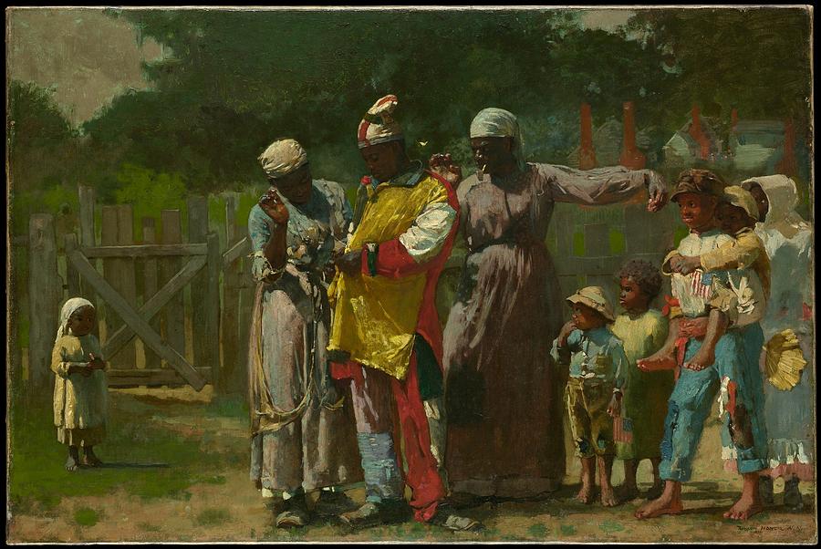 Winslow Homer Painting - Dressing for the Carnival by Celestial Images