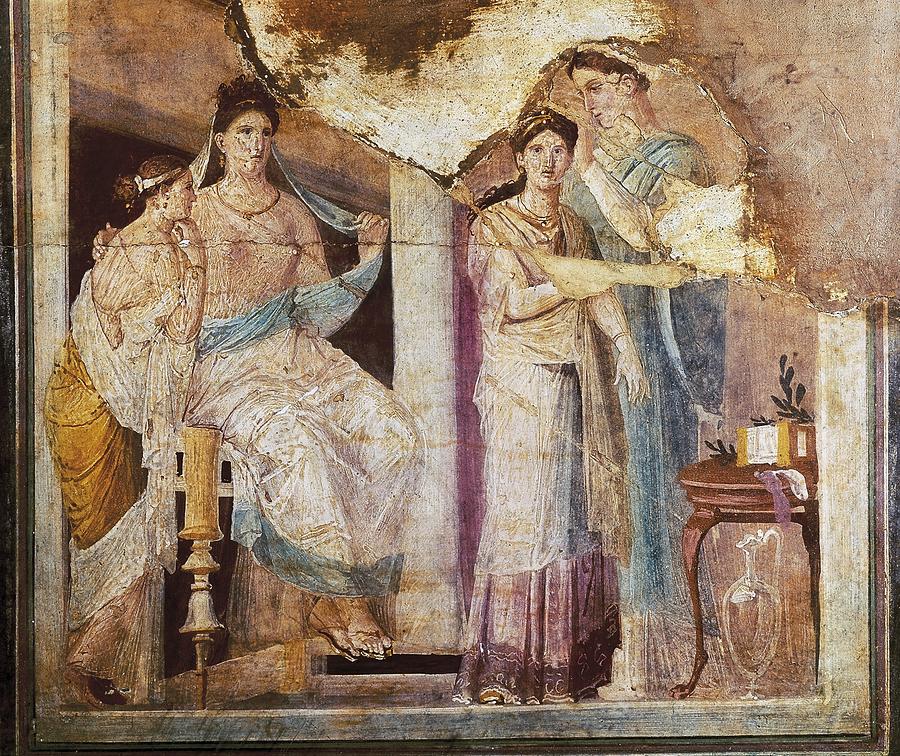 Dressing Scene Of A Priestess. Roman Photograph by Everett