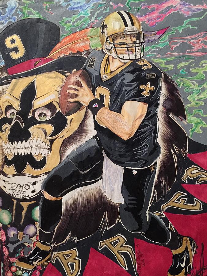 Drew Brees by Sterling West