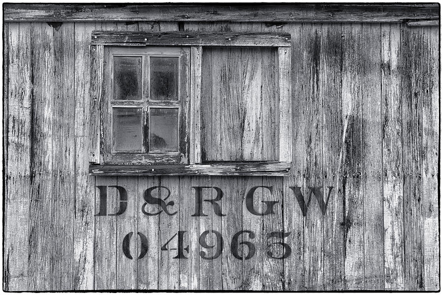 Denver Photograph - DRGW RR Car Detail Silverton CO DSC07686 by Greg Kluempers