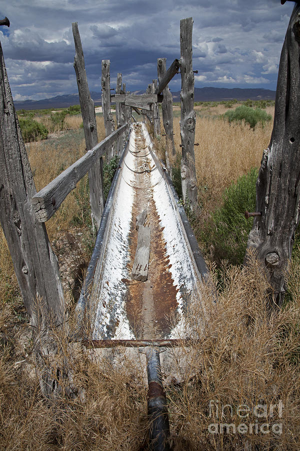 Dried-Up Spring in Nevada Photograph by Jim West