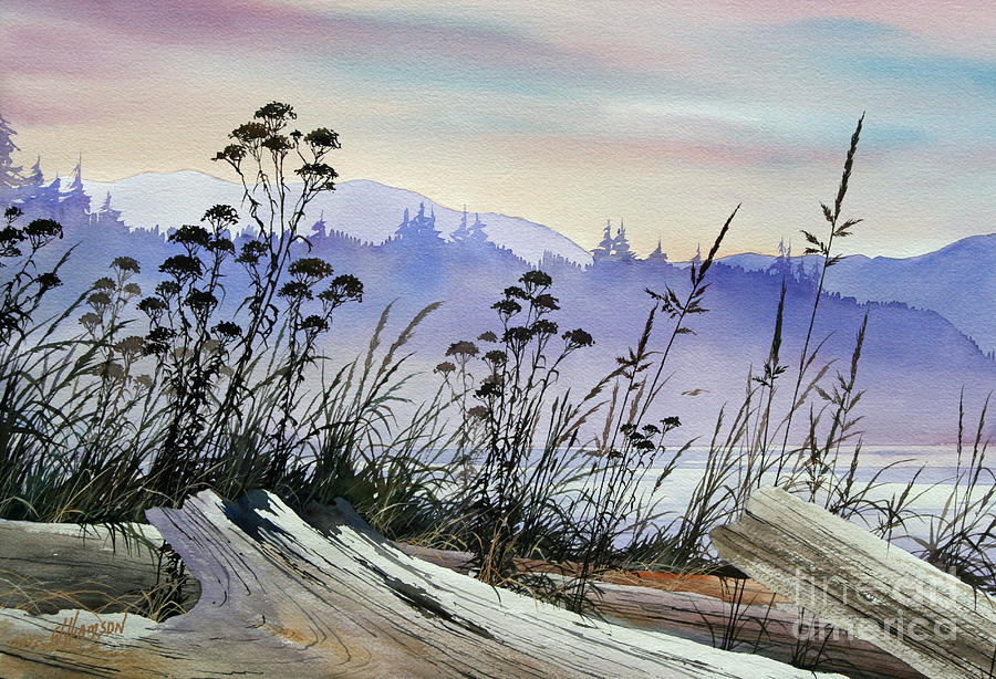Driftwood Landscape Painting by James Williamson