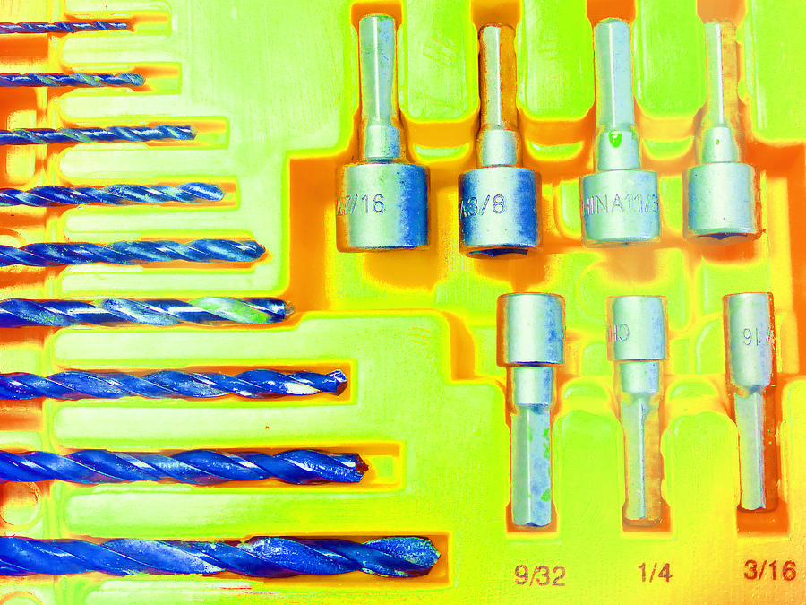 Drill Bits J Photograph by Laurie Tsemak