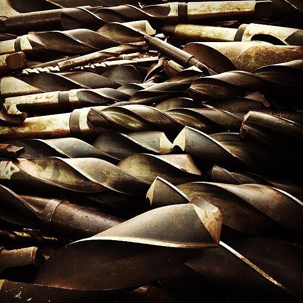 Steel Photograph - #drill #steel #iron #broca #sp by Milton Toledo