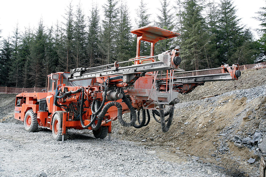 Drilling Machine Photograph by Science Photo Library Drilling Machine Photograph by Science Photo Library