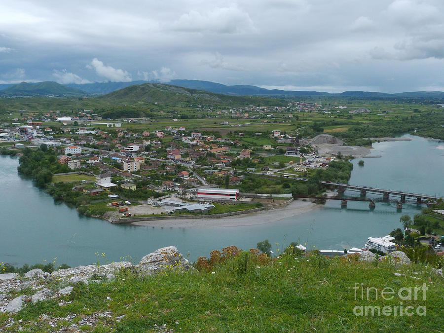 Drin River from Rozafa Castle - Albania Photograph by Phil Banks