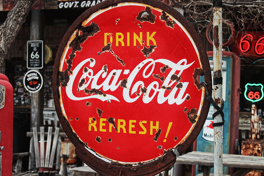 Sign Photograph - Drink by Valerie Loop